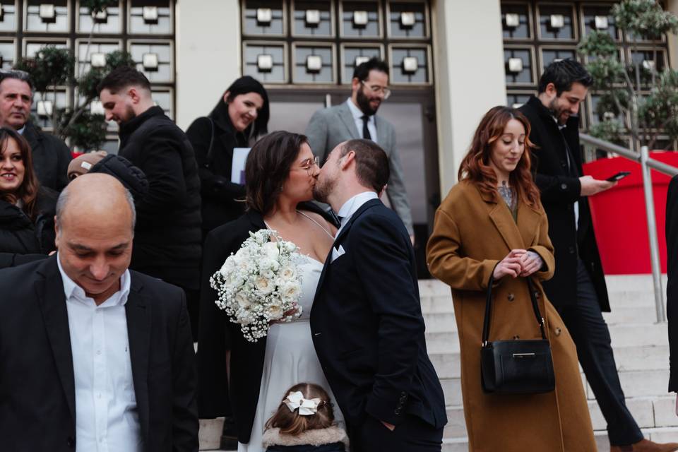 Mariage civil en Hiver
