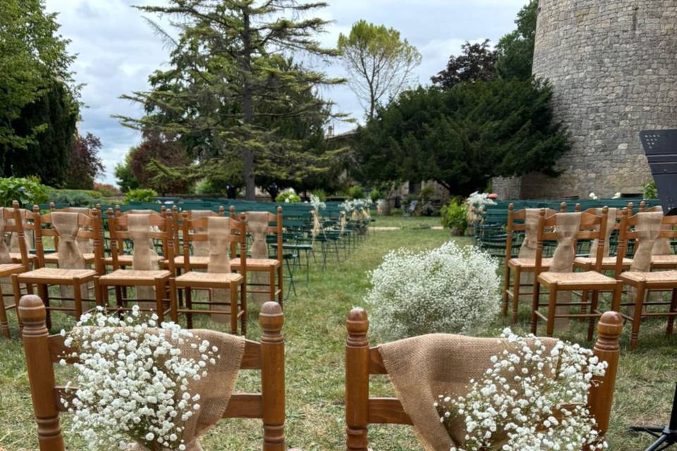 Chaises mariés