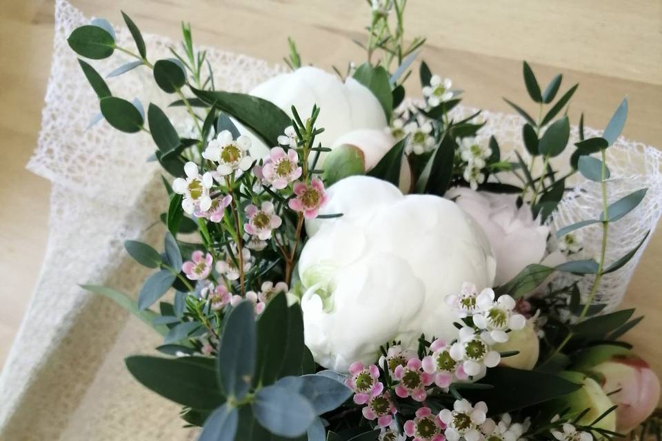 Bouquet de mariée de printemps