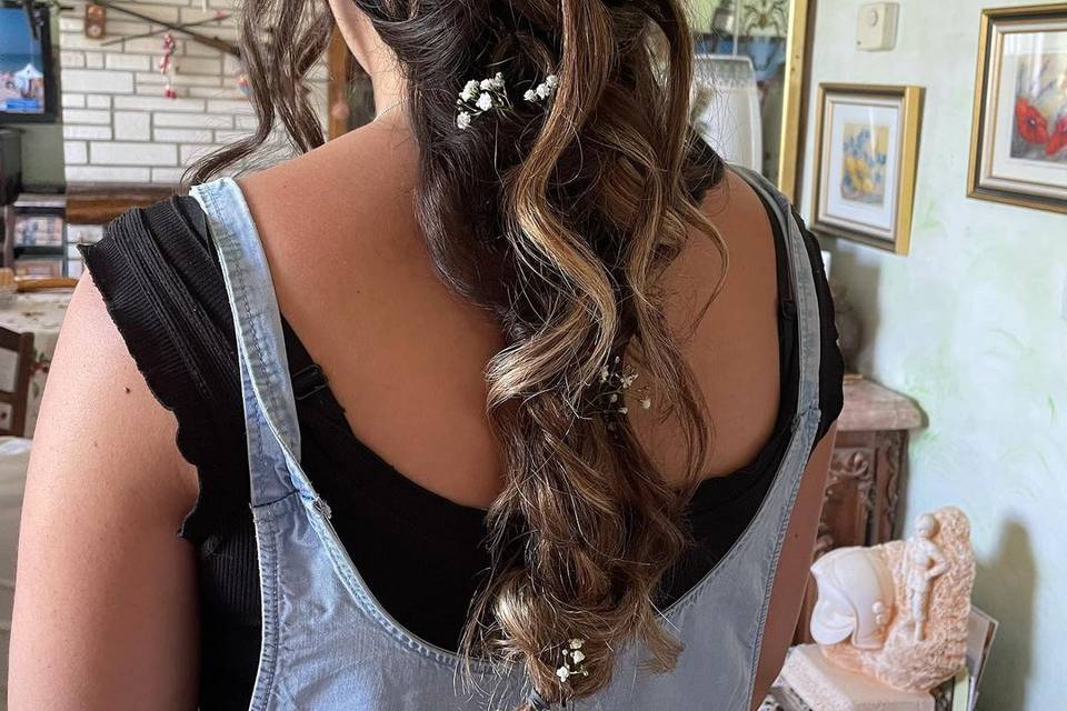 Coiffure maquillage mariée