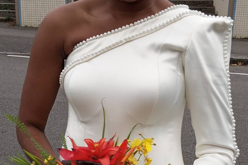 Bouquet de Mariée exotique
