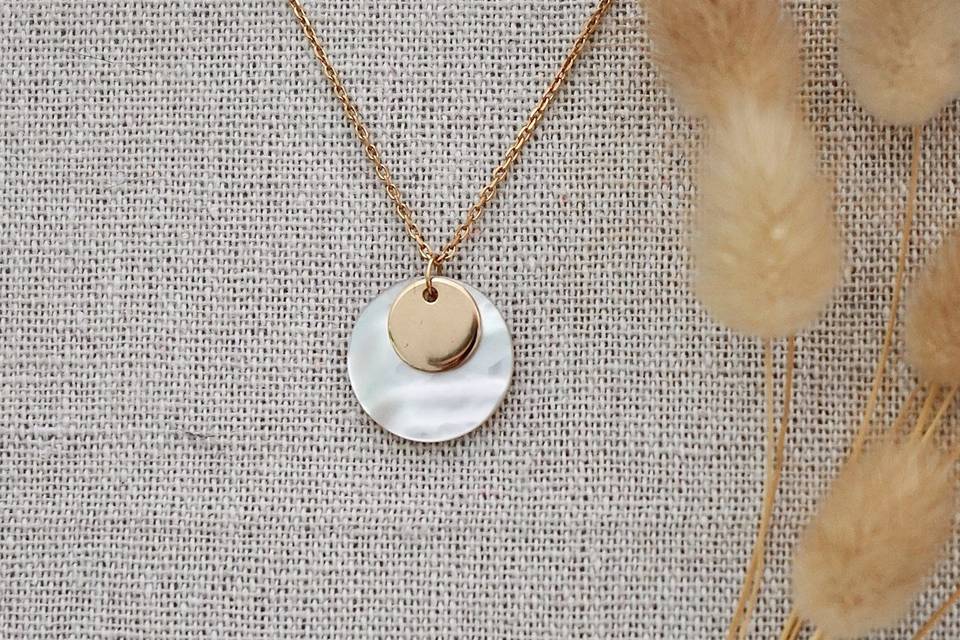 Collier perle de nacre