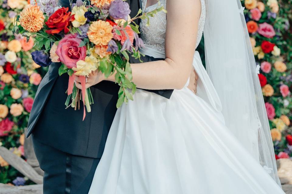 Colorful ceremony background