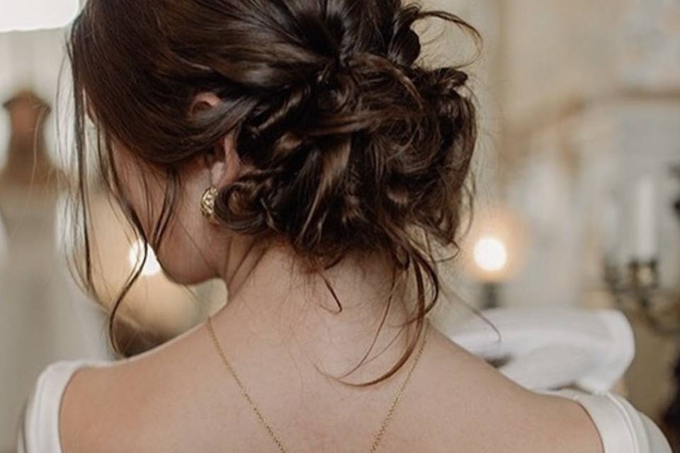 Chignon romantique