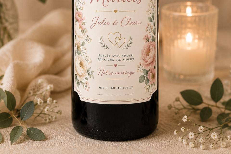 Étiquette vin
