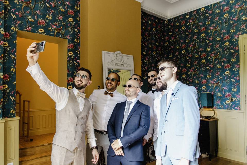 Selfie avec les témoins