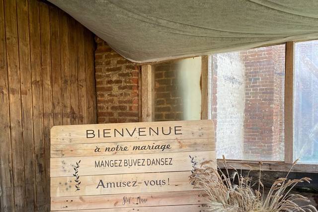 Panneau de bienvenue