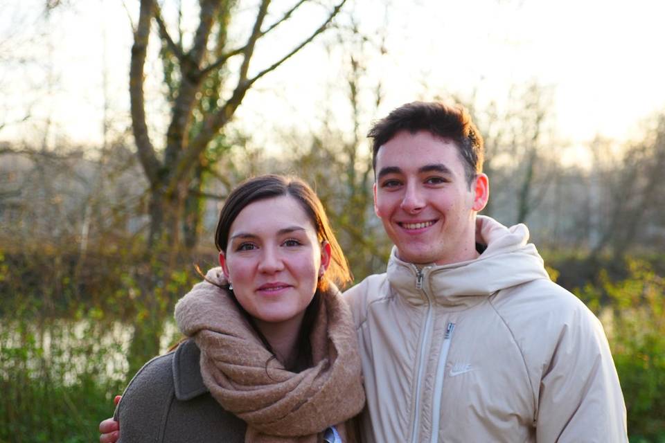 Photo de face mariage