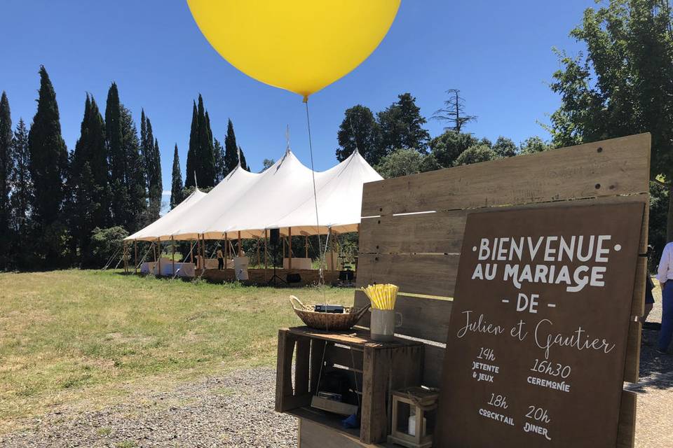 Orangeraie Les Cabanes dans le