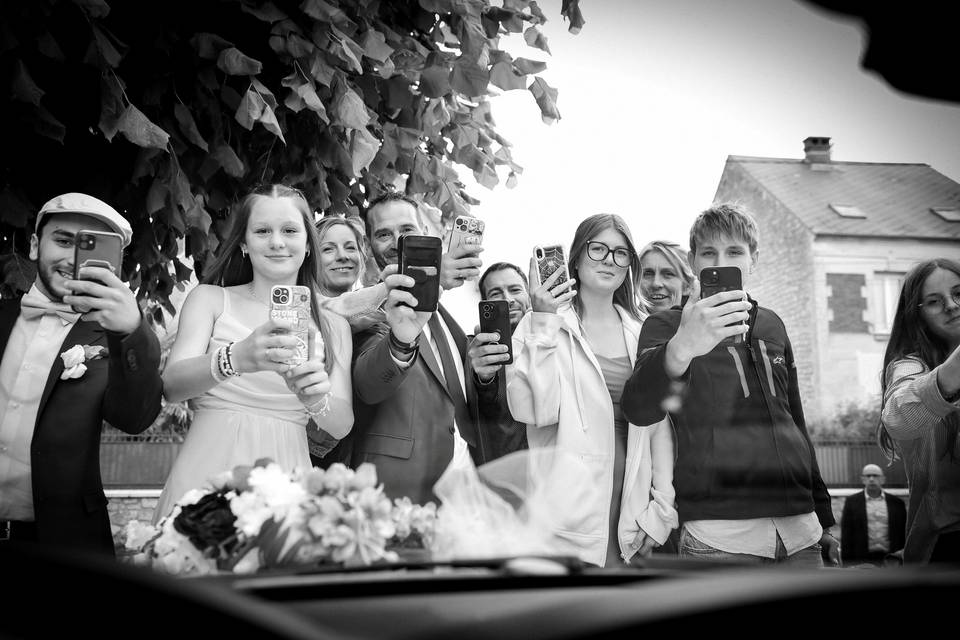 Sortie des noces