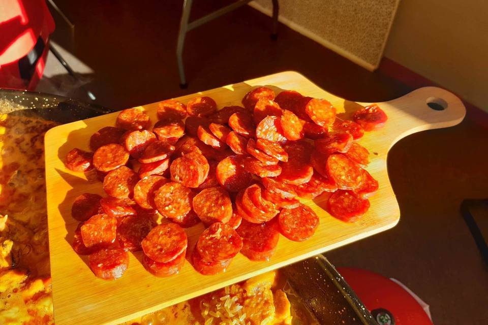 Plateaux de chorizo