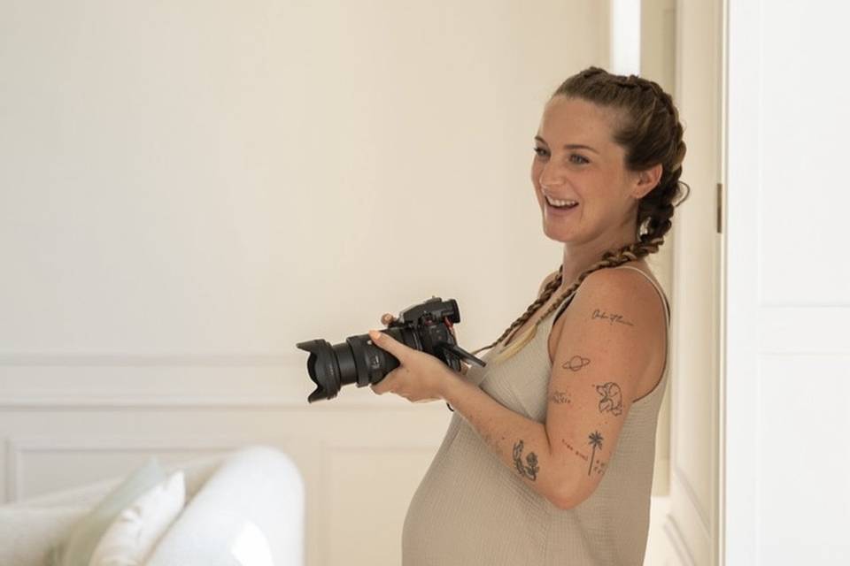Présente à 8 mois de grossesse