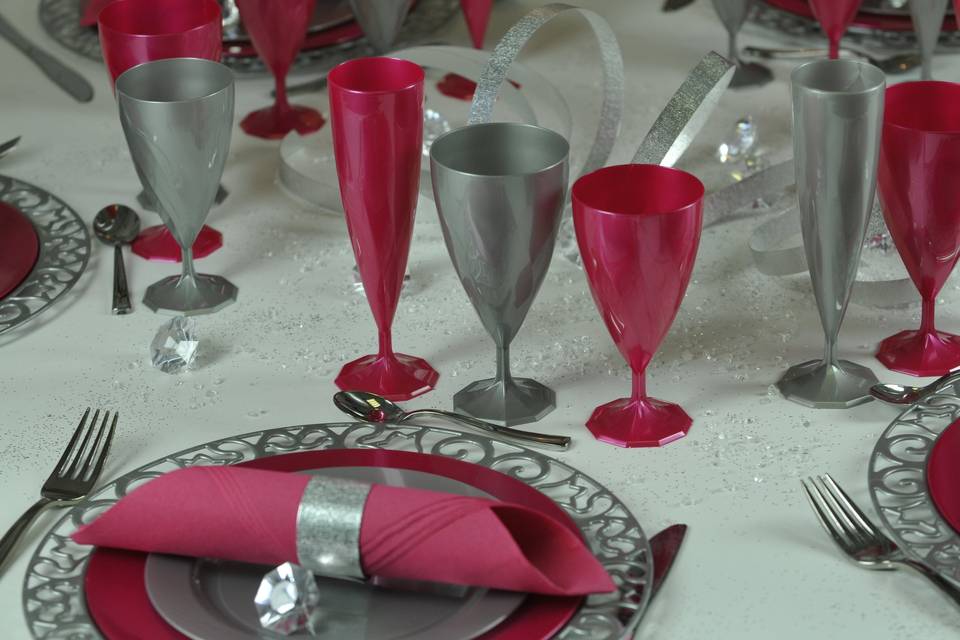 Vaisselle jetable mariage