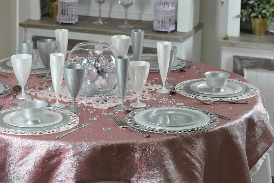 Vaisselle jetable mariage