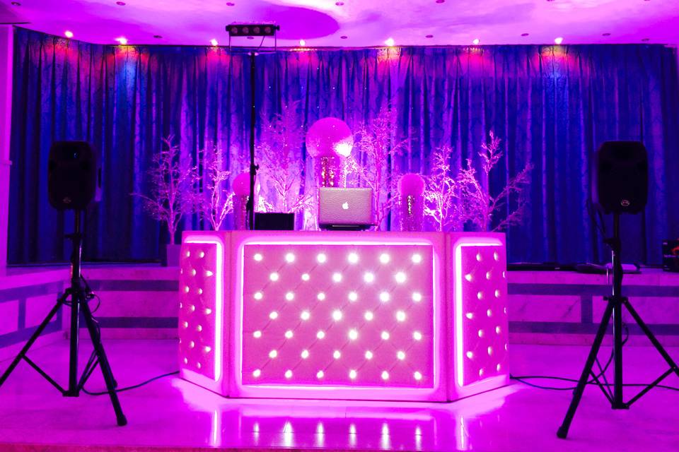 Regie dj Dav et led eventkolor