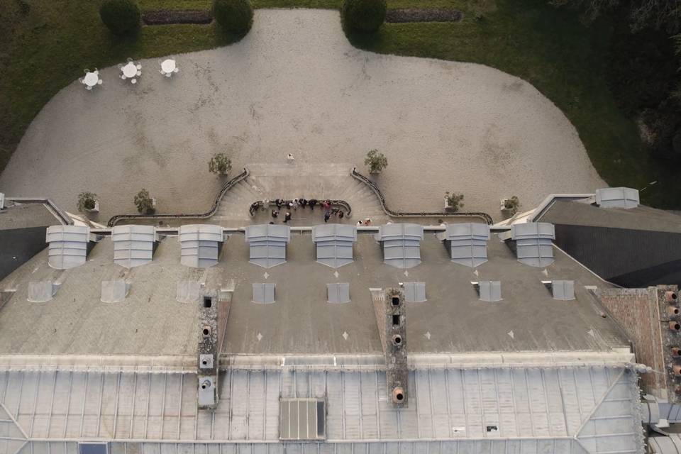 Château au drone