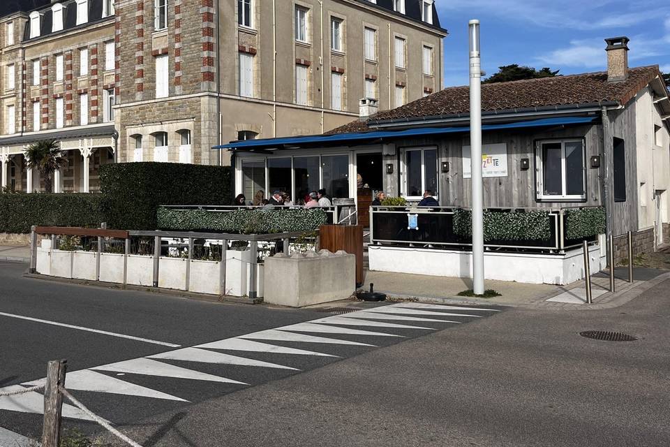 Extérieur- double terrasse