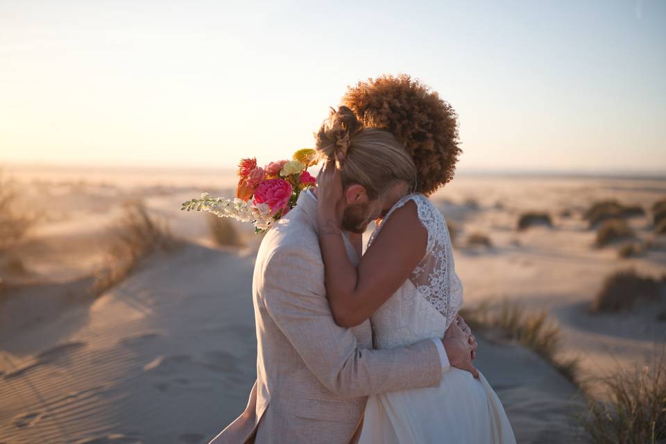 Elopement dans les dunes