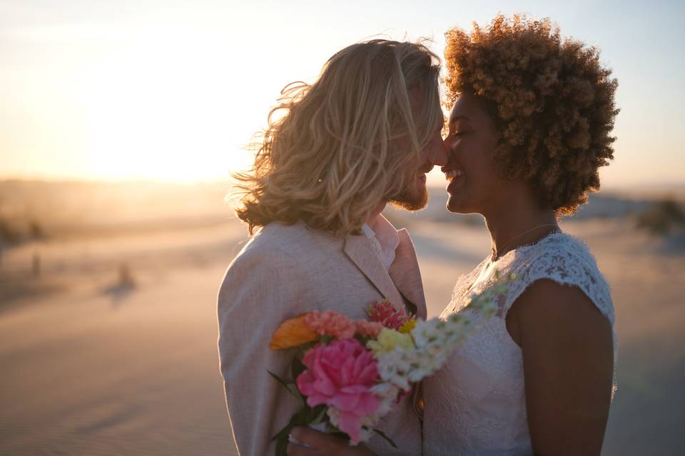 Elopement dans les dunes