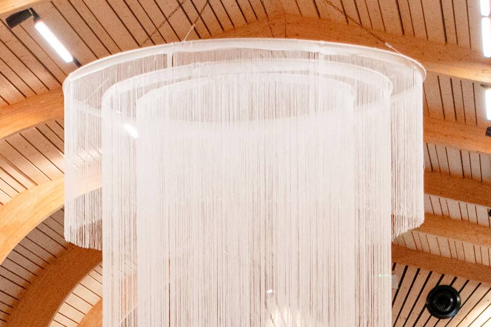 Suspension à frange 2,5x3m