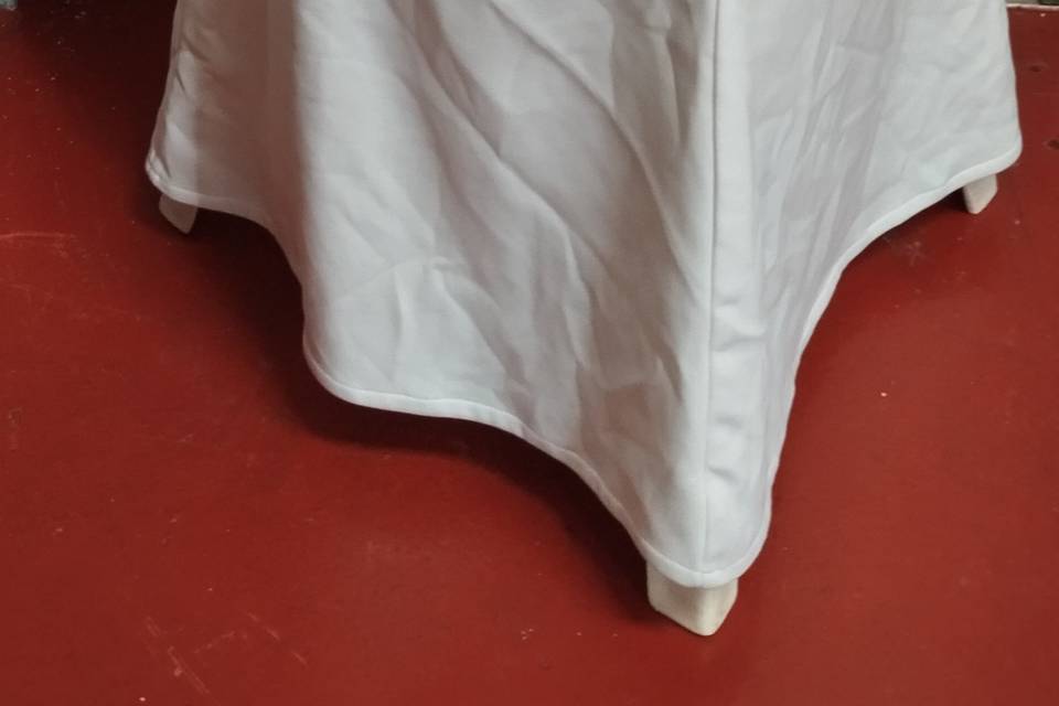 Chaise avec housse en tissu