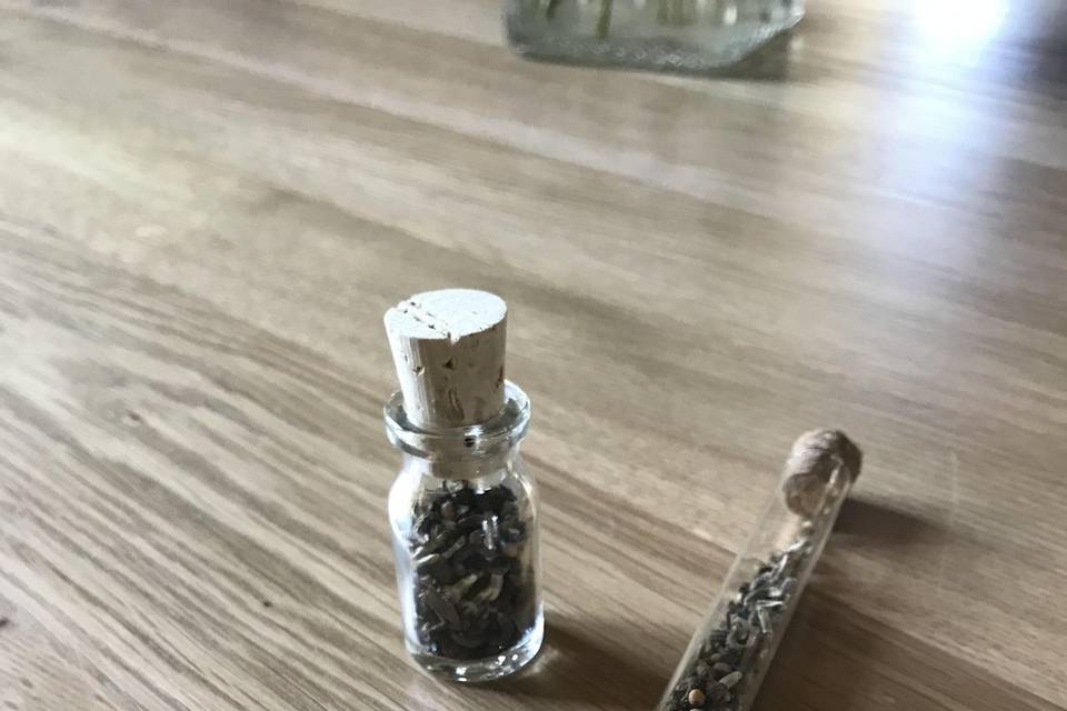 Fiole en verre