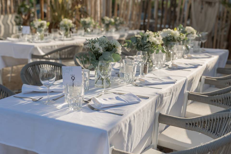 Centre de table rectangle