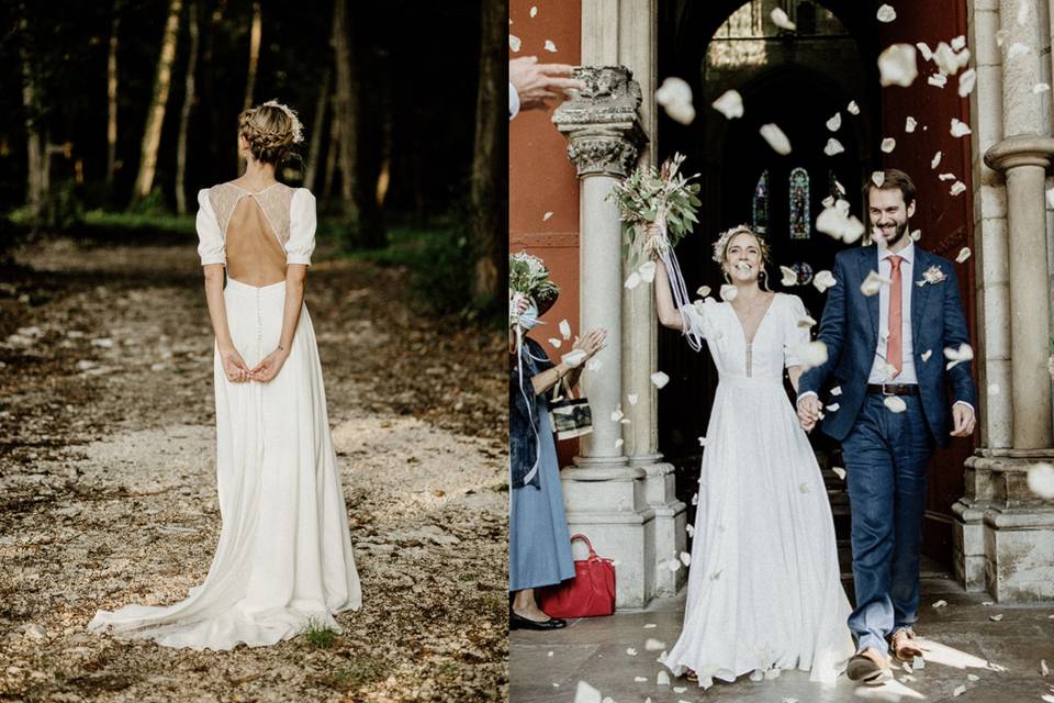 Robe de Mariée Sur Mesure