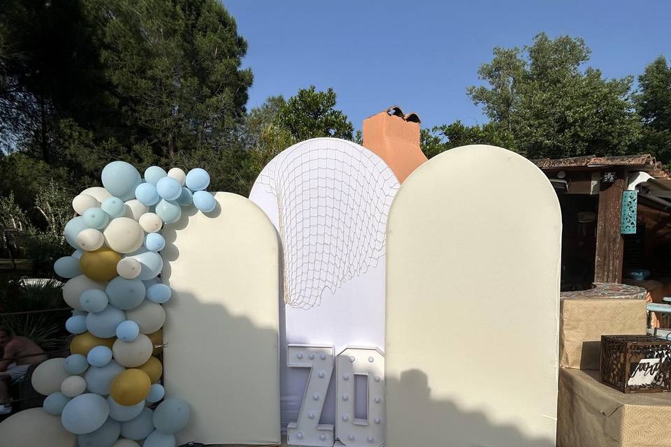 Anniversaire photocall