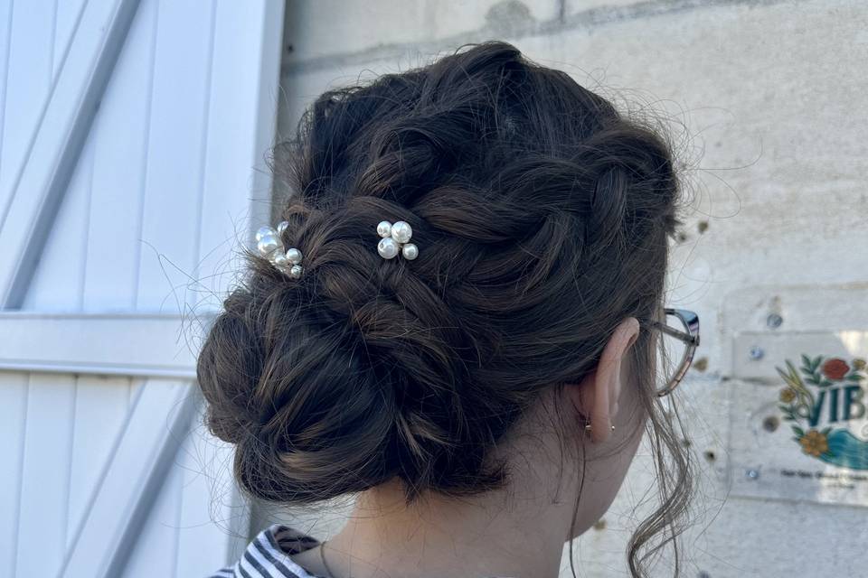 Chignon bohème