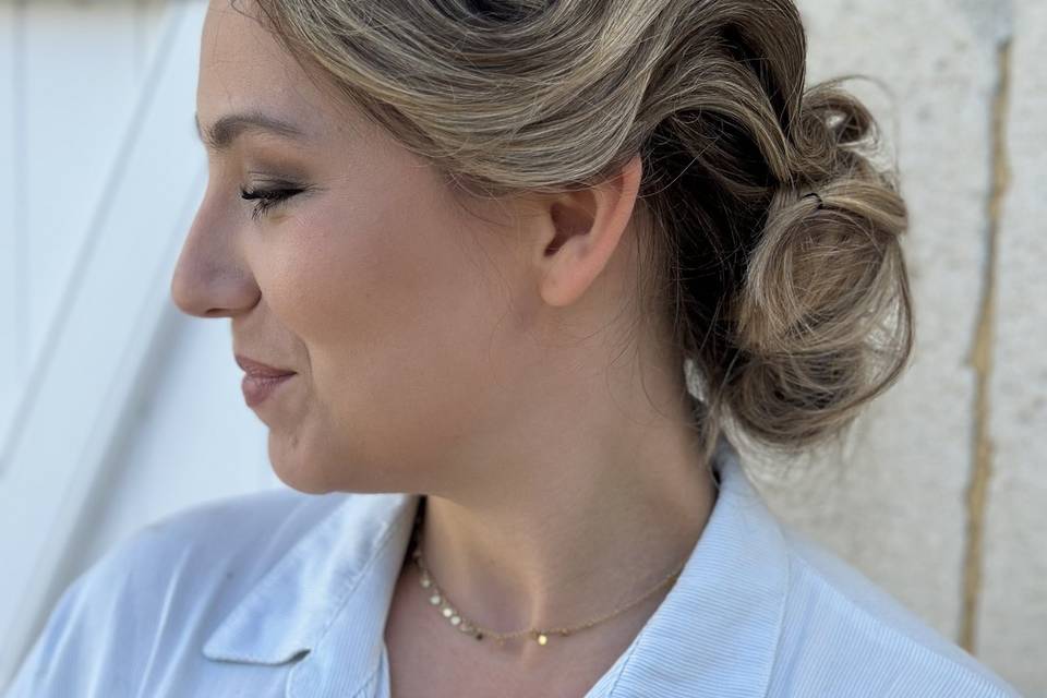 Maquillage et coiffure mariée