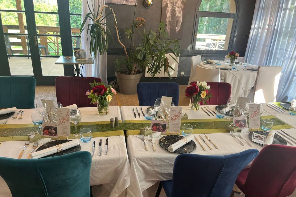 Table décorée