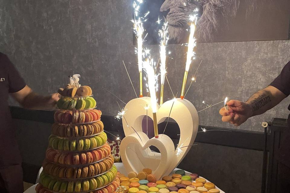 Piece montée macaron
