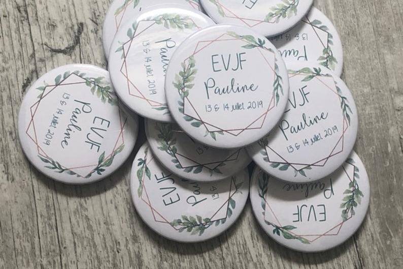 Badges evjf