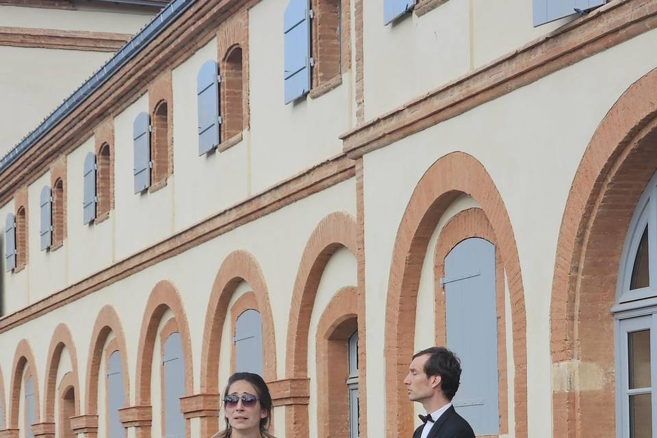 Des comédiens en action