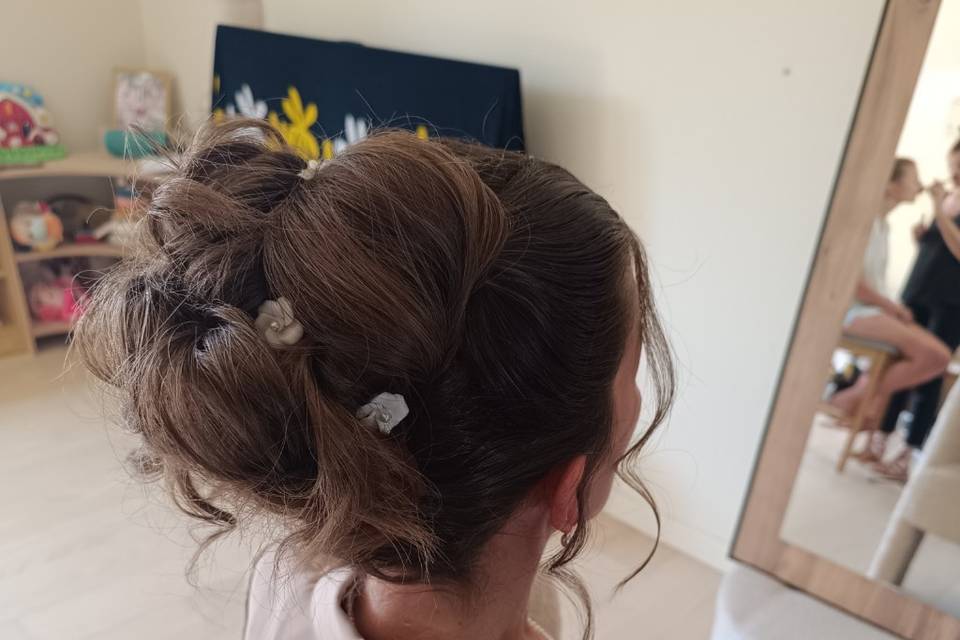 Chignon bohème