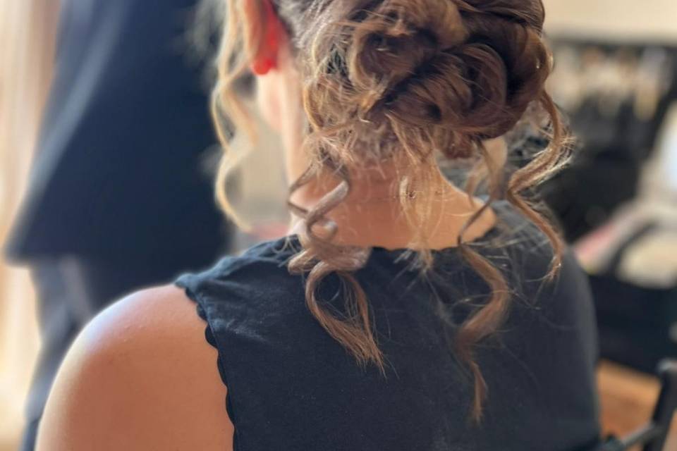 Chignon bohème