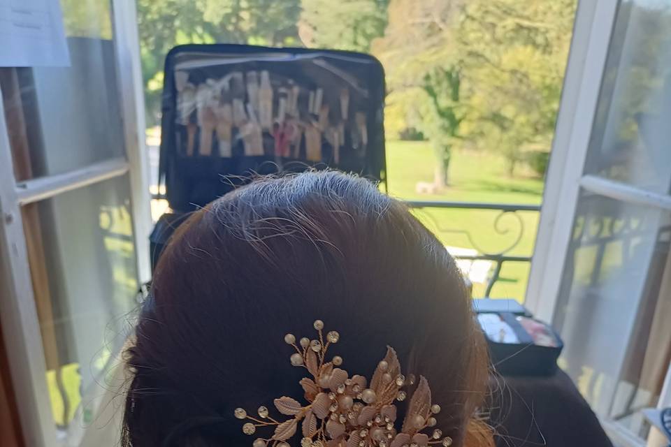 Chignon Maman mariée