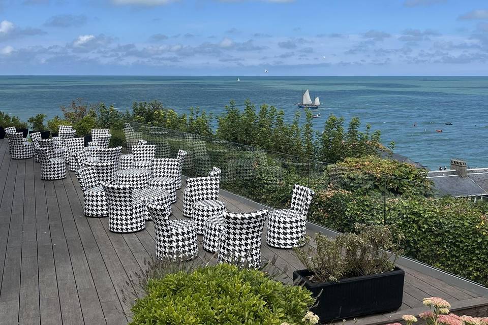 Terrasse vue mer
