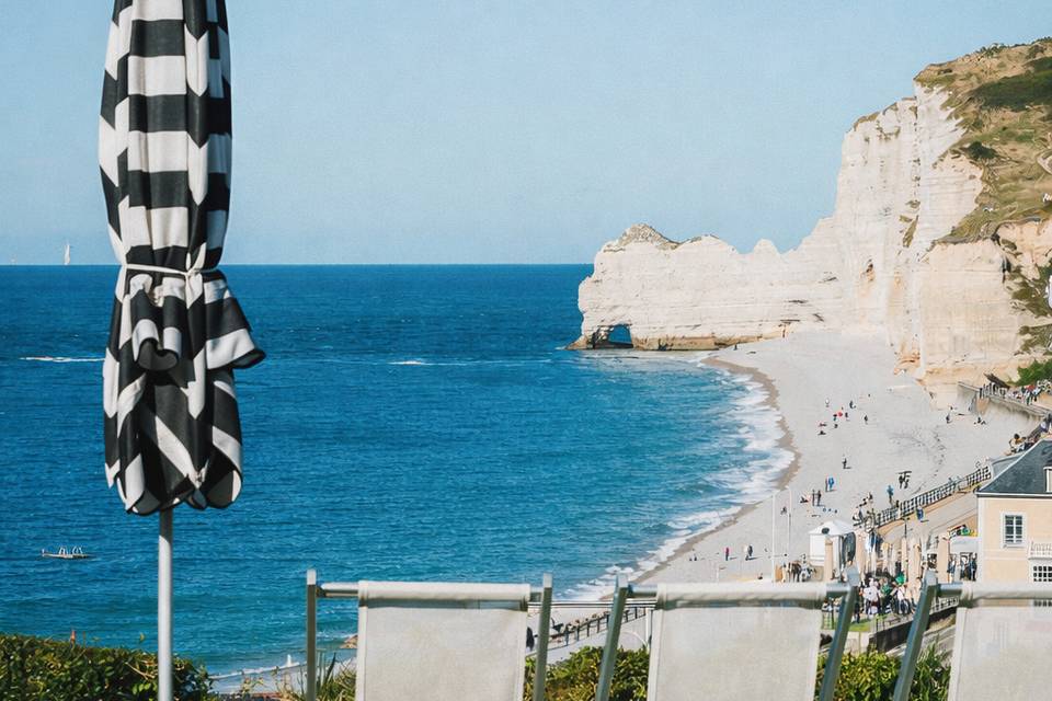 Vue depuis les jardins