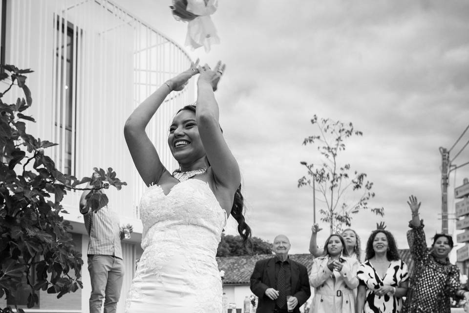 Lancé de bouquet