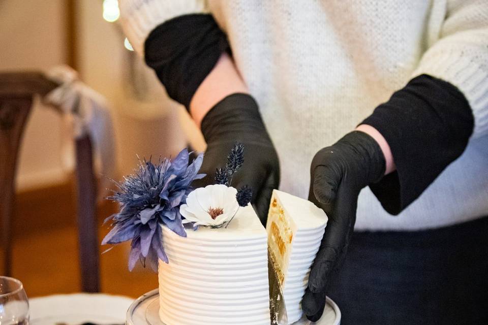 Découpe du gâteau