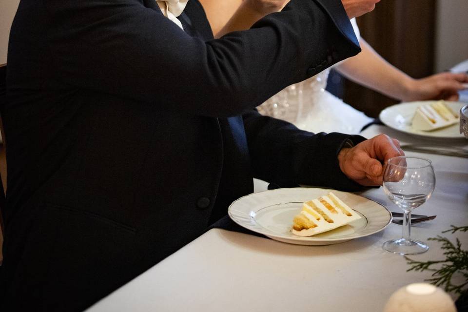 Découpe du gâteau