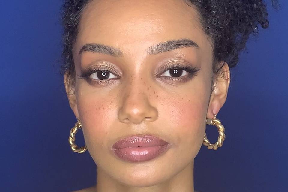 Maquillage naturel peau métiss