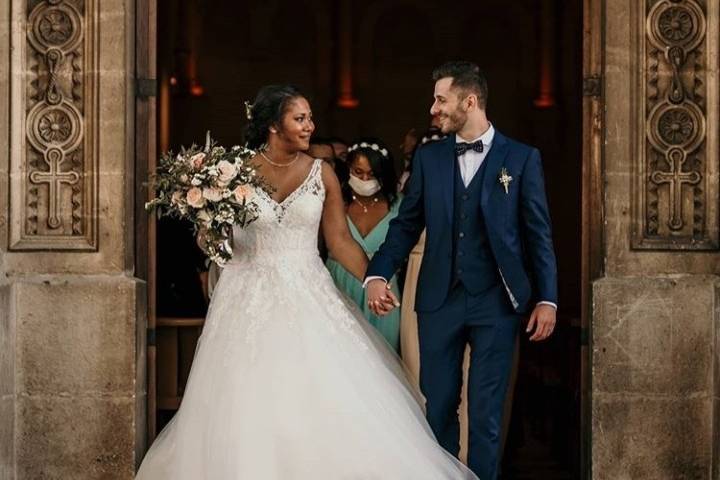 Bouquet mariée et boutonnière