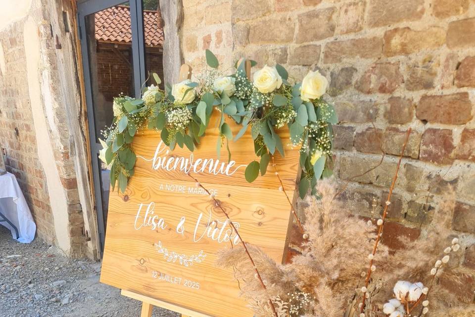 Décoration de bienvenue