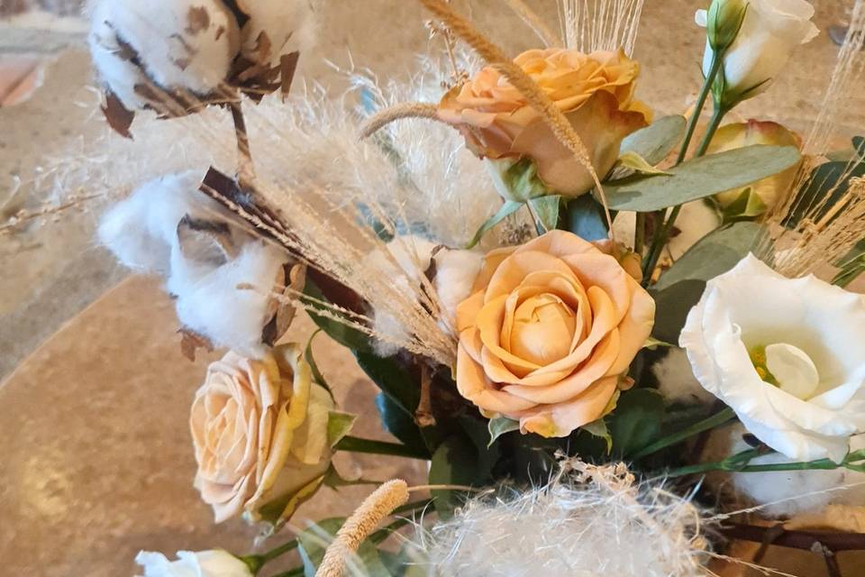 Bouquet séché et naturel