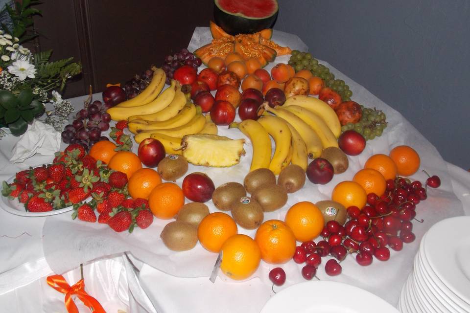 Mariage cascade de fruits