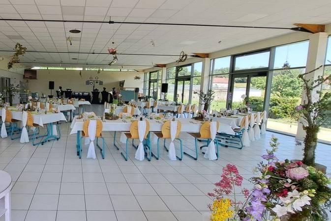 Salle décorée