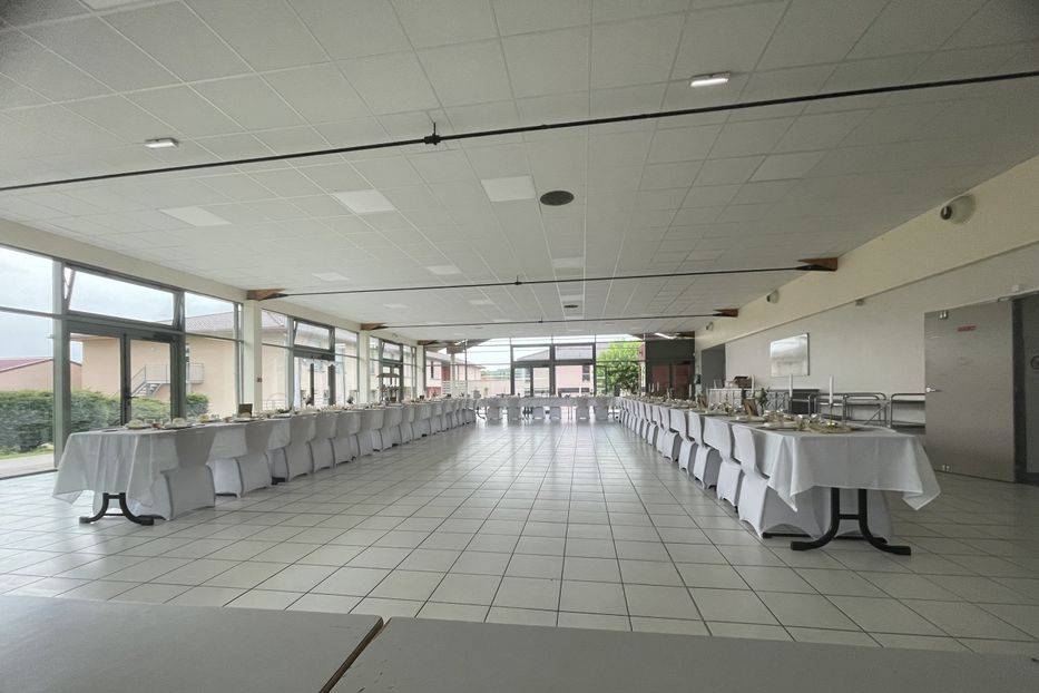 Salle en cours de préparation